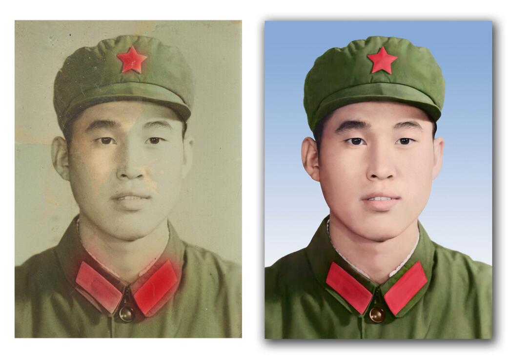 普陀破损照片修复-18